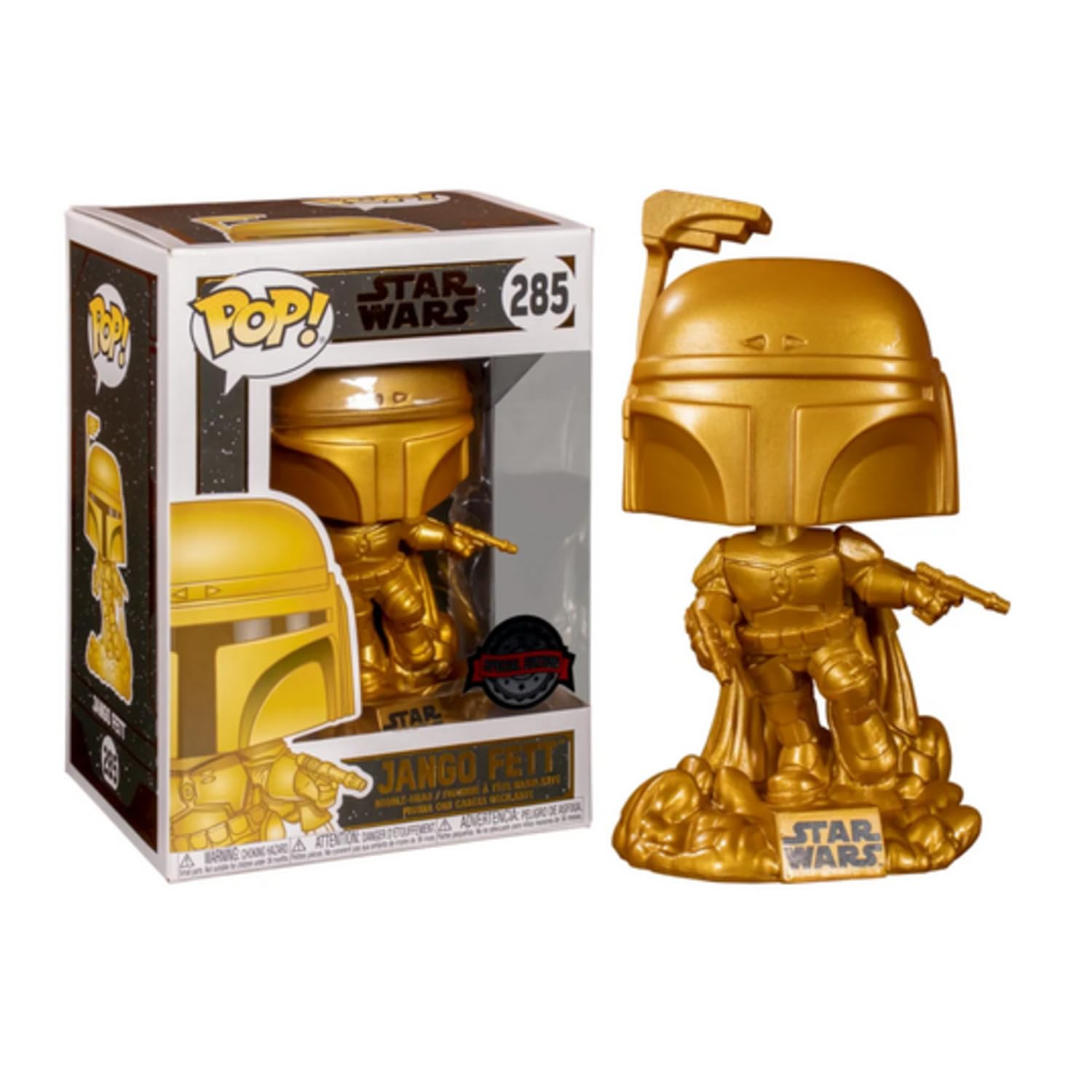 Amazon.com: Funko Exclusive POP Star Wars: Jango Fett (Gold