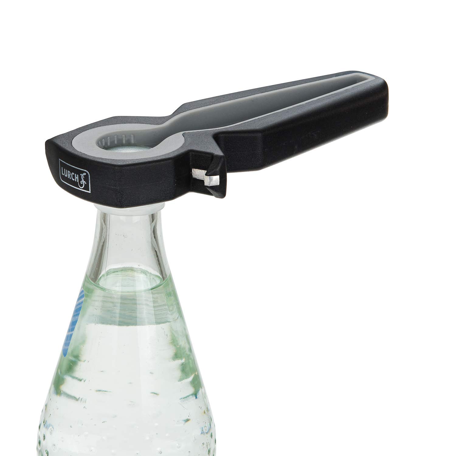 Lurch 240330 - Abridor multiusos para tapas de rosca y vasos de vacío (4 funciones, plástico)