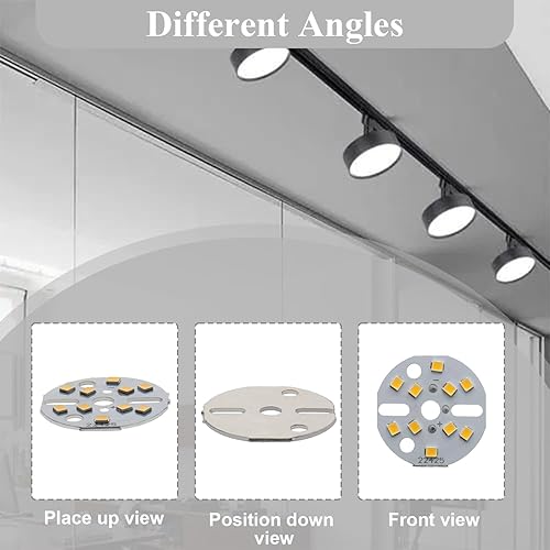 Miniatura 6 de Fielect 5 unids 5W LED Chip Bombilla Super Brillante Alta Potencia o Reflector, 5730 300mA para reemplazo LED Downlights, Luces de la pista
