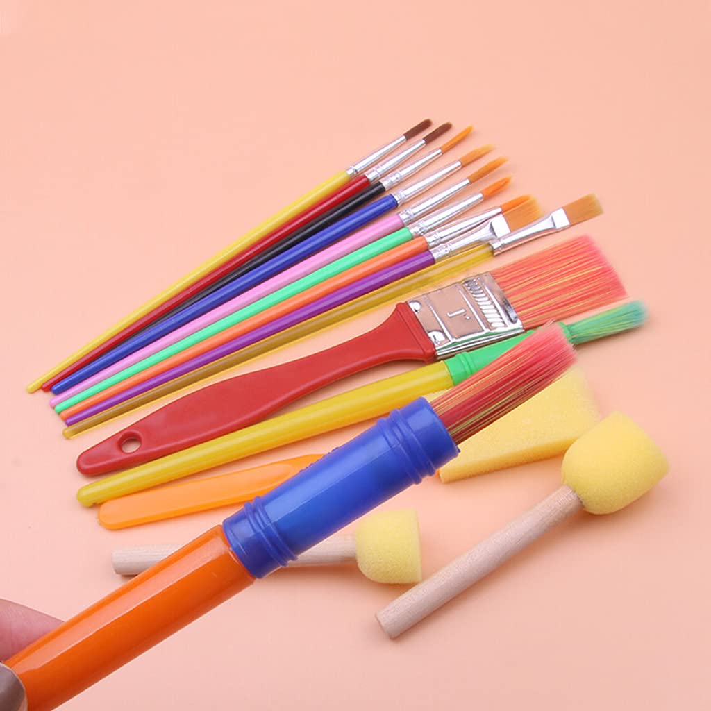TOYANDONA 9 Pièces Fournitures De Peinture Pinceaux Nail Art Pinceau Minuscule Brosse à Cheveux Belette Des Sables Pinceau De Détail Miniature Fournitures D'art Acrylique Bambou Enfant Stylo