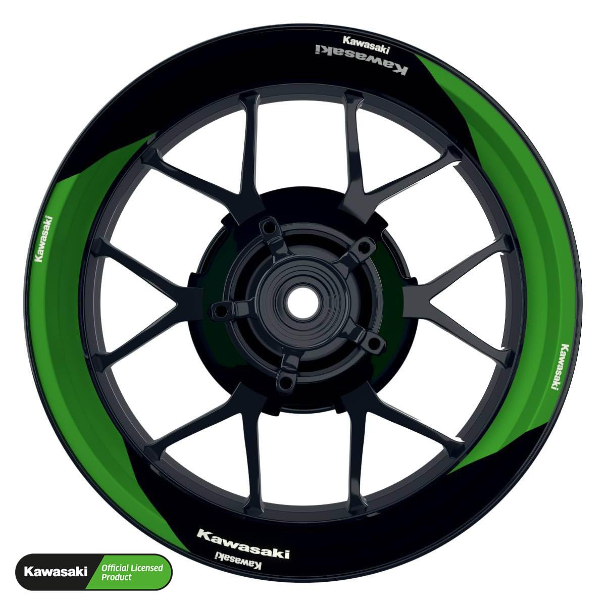 Felgenaufkleber Für Kawasaki Z1000 - Reflektierende Streifen