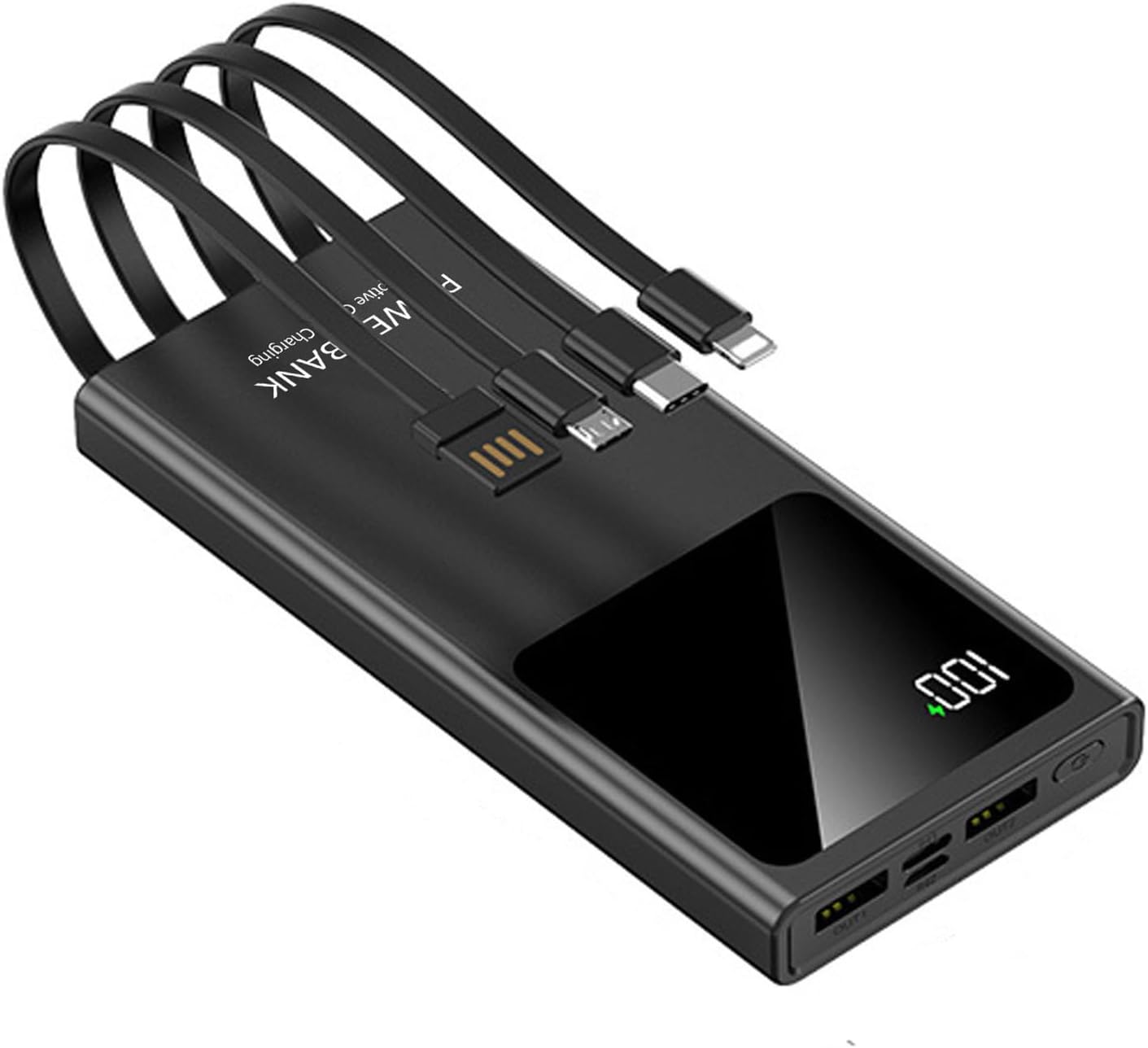 Power Bank 10000mAh Slim USB C Portable Charger Fast Charging PD3.0 QC4