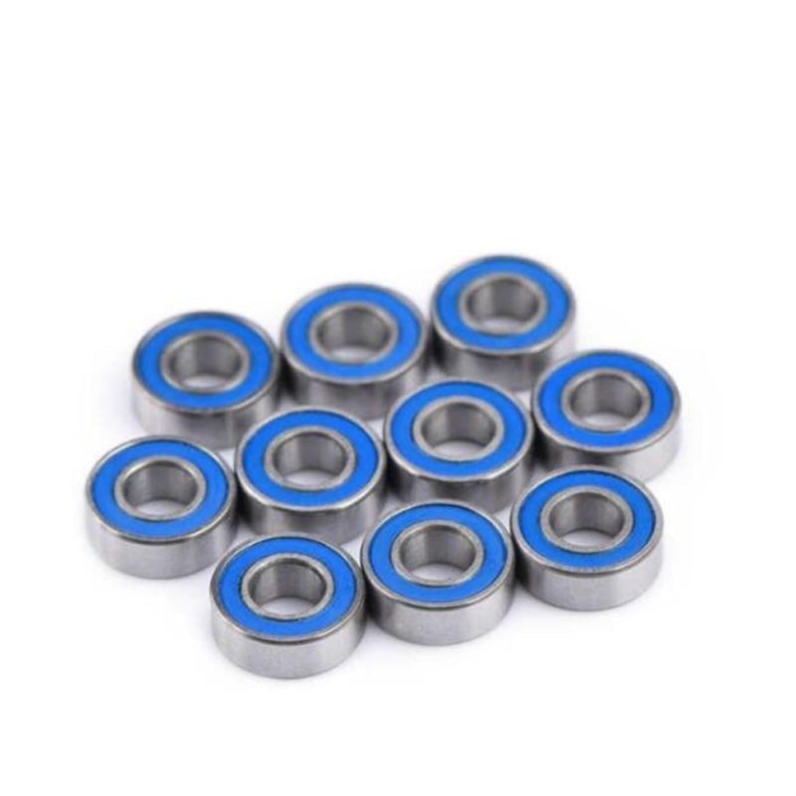 Bearing, MR115-2RS MR104 MR106 MR116 MR117 MR128 MR137 MR148 2RS Ball Bearing Steel Double Blue Sealed Miniature Bearings(5PCS,MR104-2RS) Wear Resistance(Mr128-2rs,5PCS)