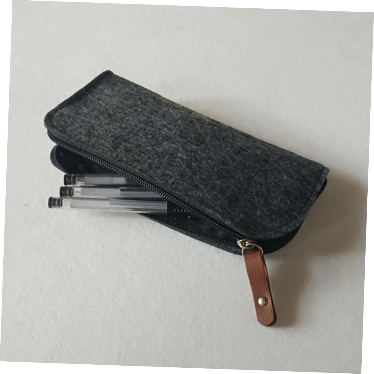 STOBOK 12pezzi Astuccio Portamatite Chiari Scuri Organizer Multifunzionale Per Cancelleria e Cosmetici Design Chic e Resistente Facile