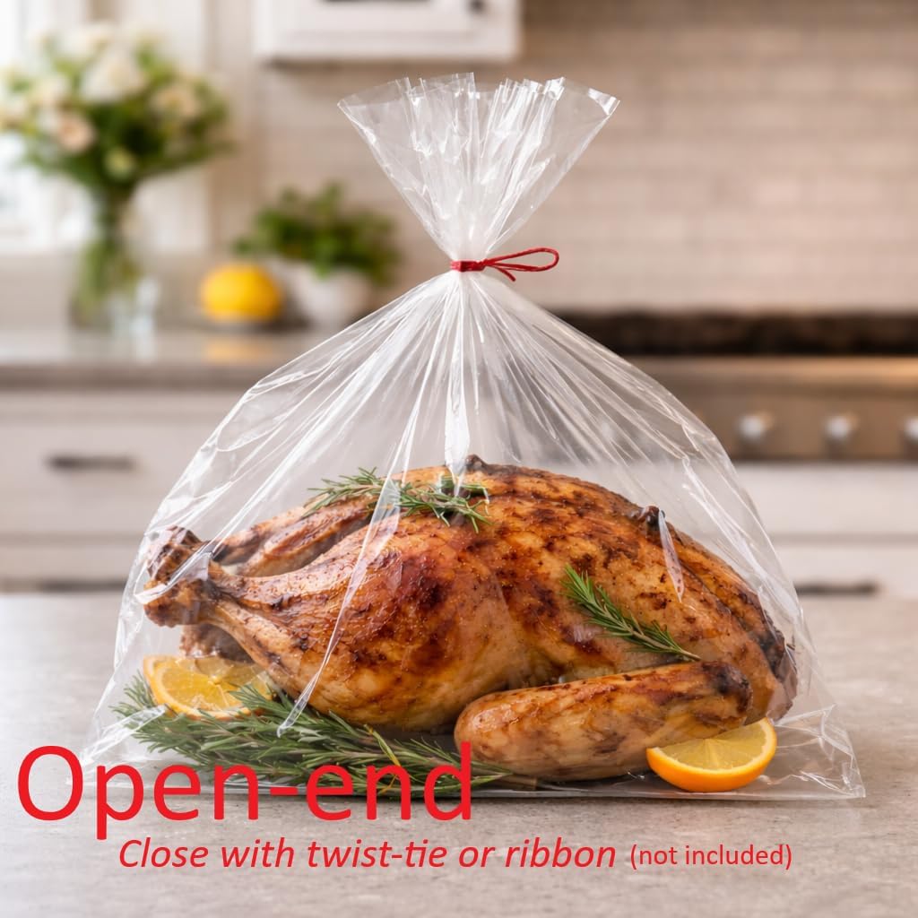 12" x 18" 2 Gallon, Open-End Flat Poly Bags - 500 Pack, 2 Mil Heavy-duty, Clear Plastic Packaging Baggies, Food Storage, Snacks, Art, Clothing & Apparel - GPI