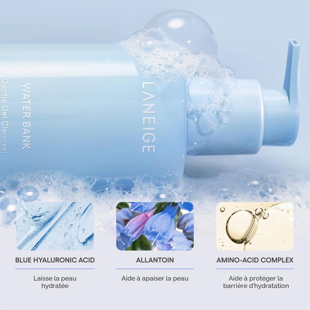 LANEIGE Original | WATER BANK | Gel nettoyant doux | 250 ml