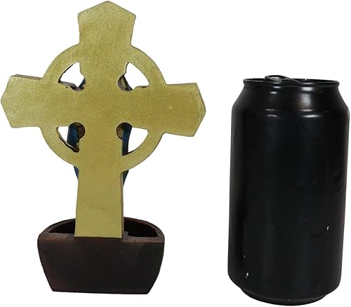 Miniatura 4 de Ebros Gift Virgen Madre María Virgen Nuestra Señora de Gracia con Niño Jesús montado en la pared o escritorio Placa de tocador Fuente de agua