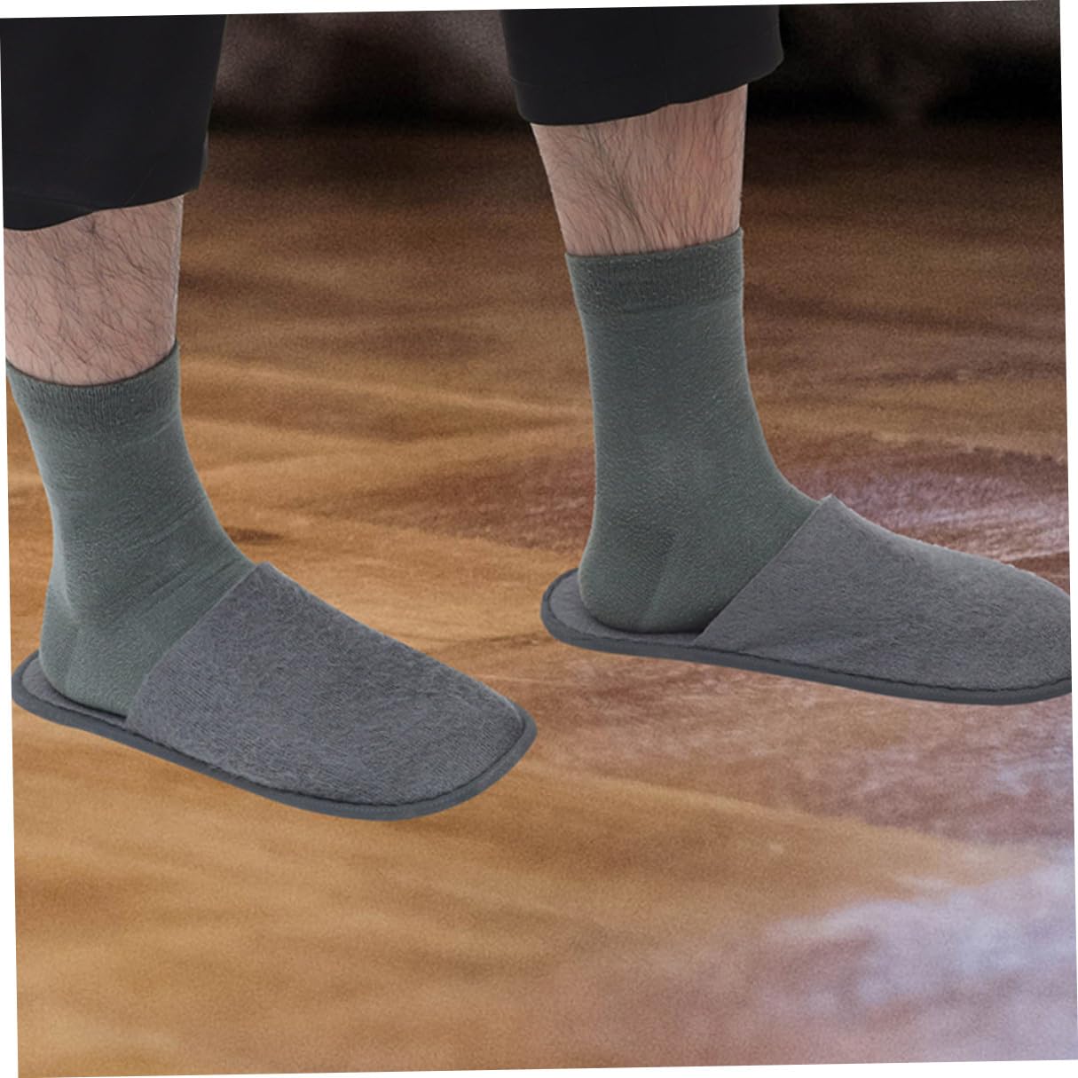 TEHAUX 20 Paia di Pantofole da Viaggio Monouso Leggere e Portatili Pantofole da Hotel e Spa Unisex Comode per Casa Soggiorno e Viaggi