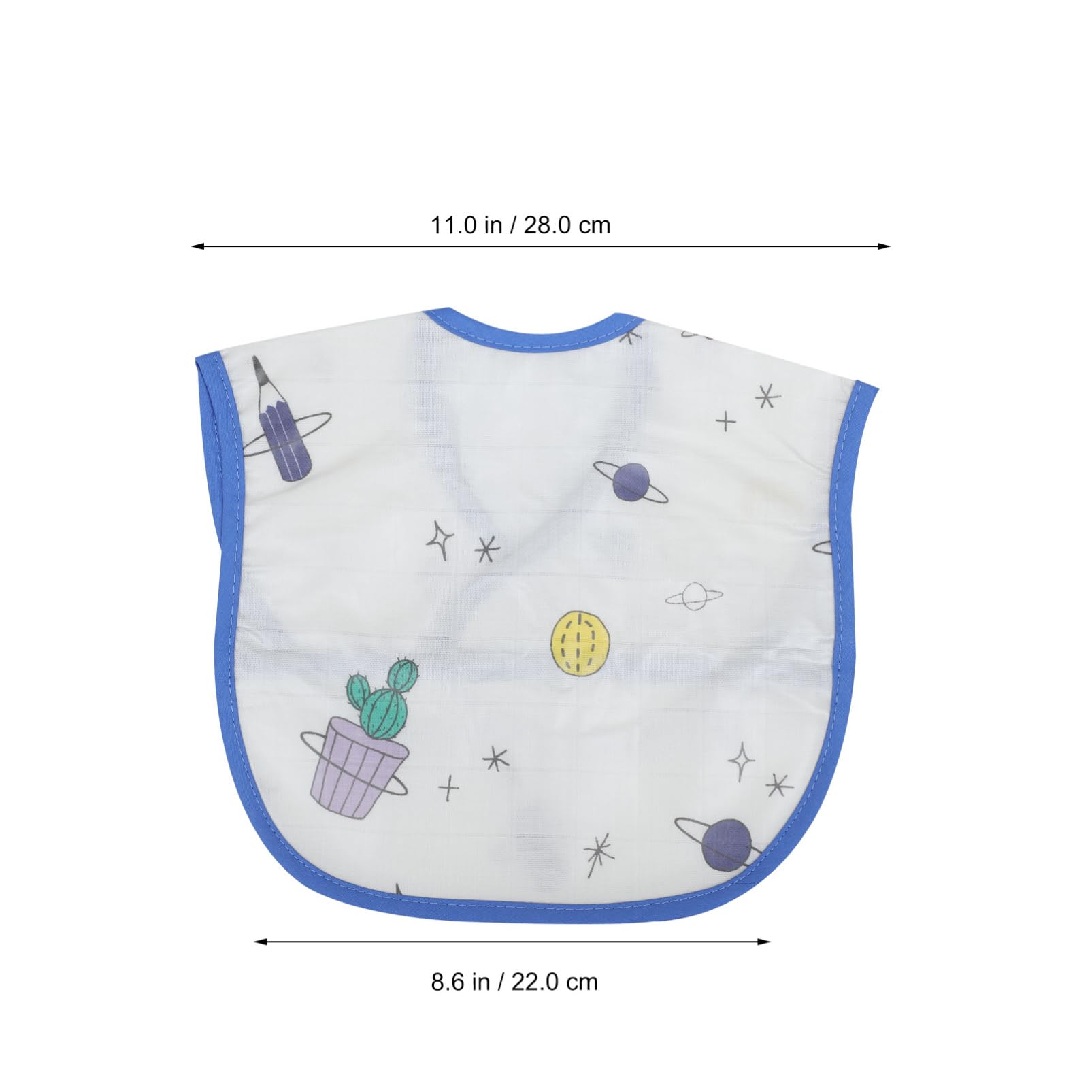 ibasenice 6piezas Baberos De Algodón Impermeables Para Bebés De Diseño Adorable y Fácil De Limpiar Para Alimentación Infantil