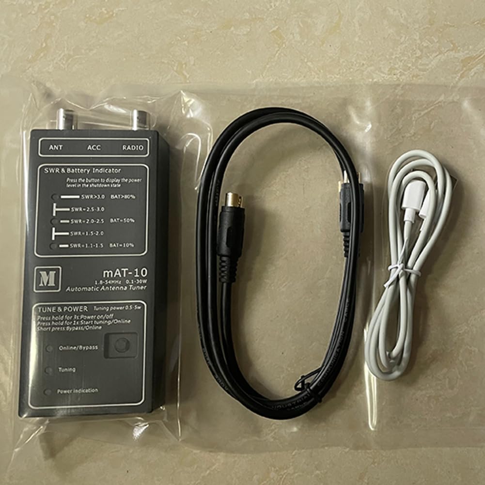 MAt-10 Sintonizador de Antena Automático 1.8-54MHz 0.1-30W para Radio FT-817/818 QRP
