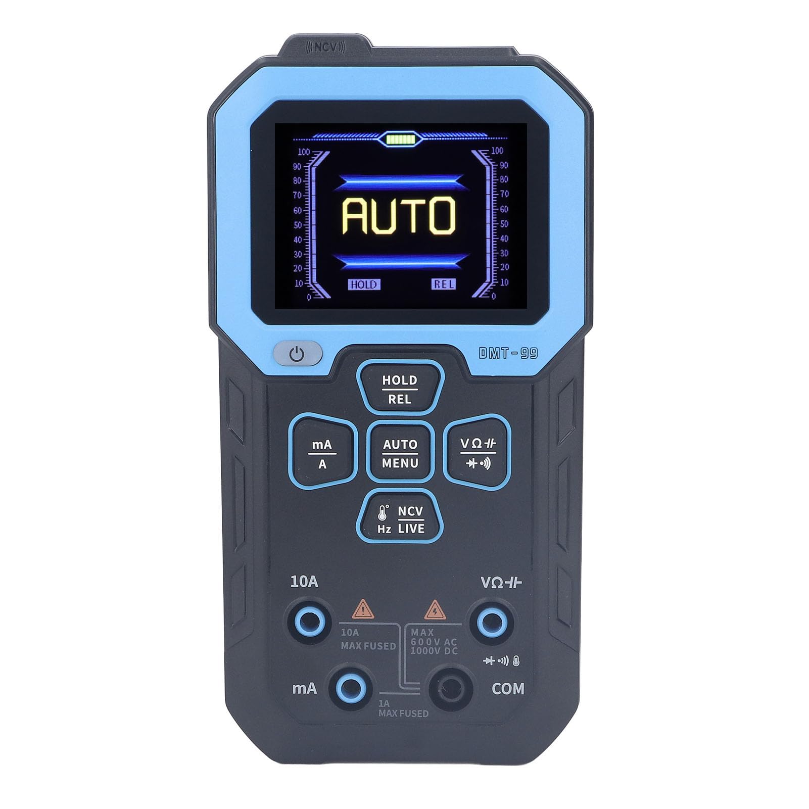 Changor Multimetro Digitale Tester Automatico Premium per Misurazioni Elettriche in Casa o in Officina Display da 10 A da 2,4 Pollici