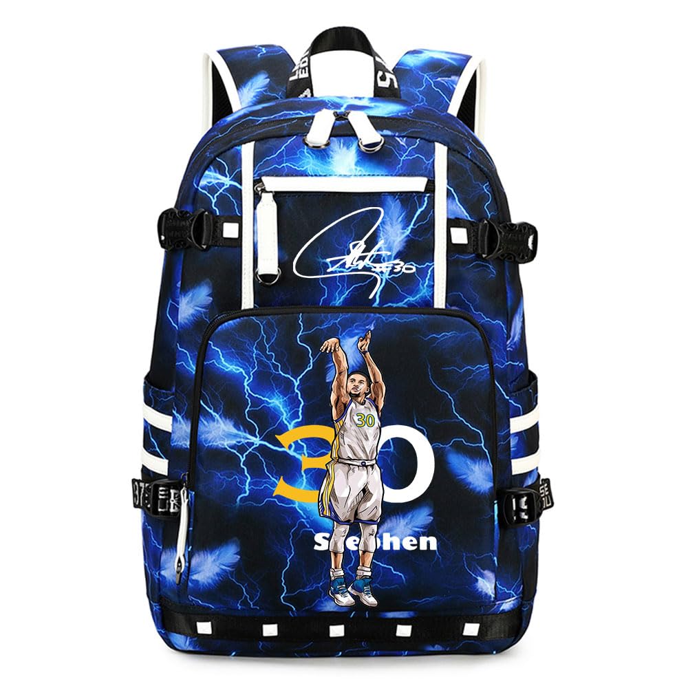 Ansigeren Basketball Player 30 Multifunction Backpack Travel Student Backpack Fans Bookbag For Men Women (6)