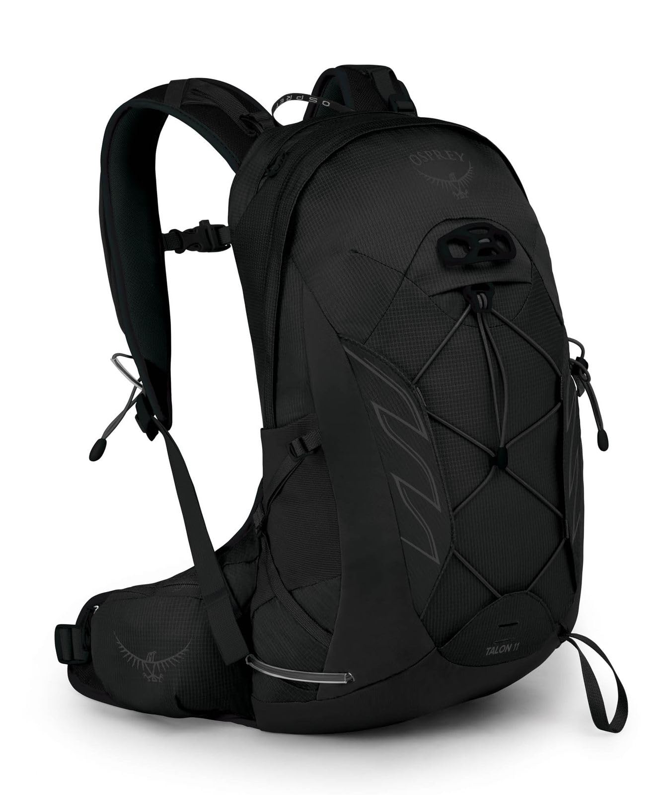 Talon 11L Men's Hiking Backpack with Hipbelt, Stealth Black, L/XL