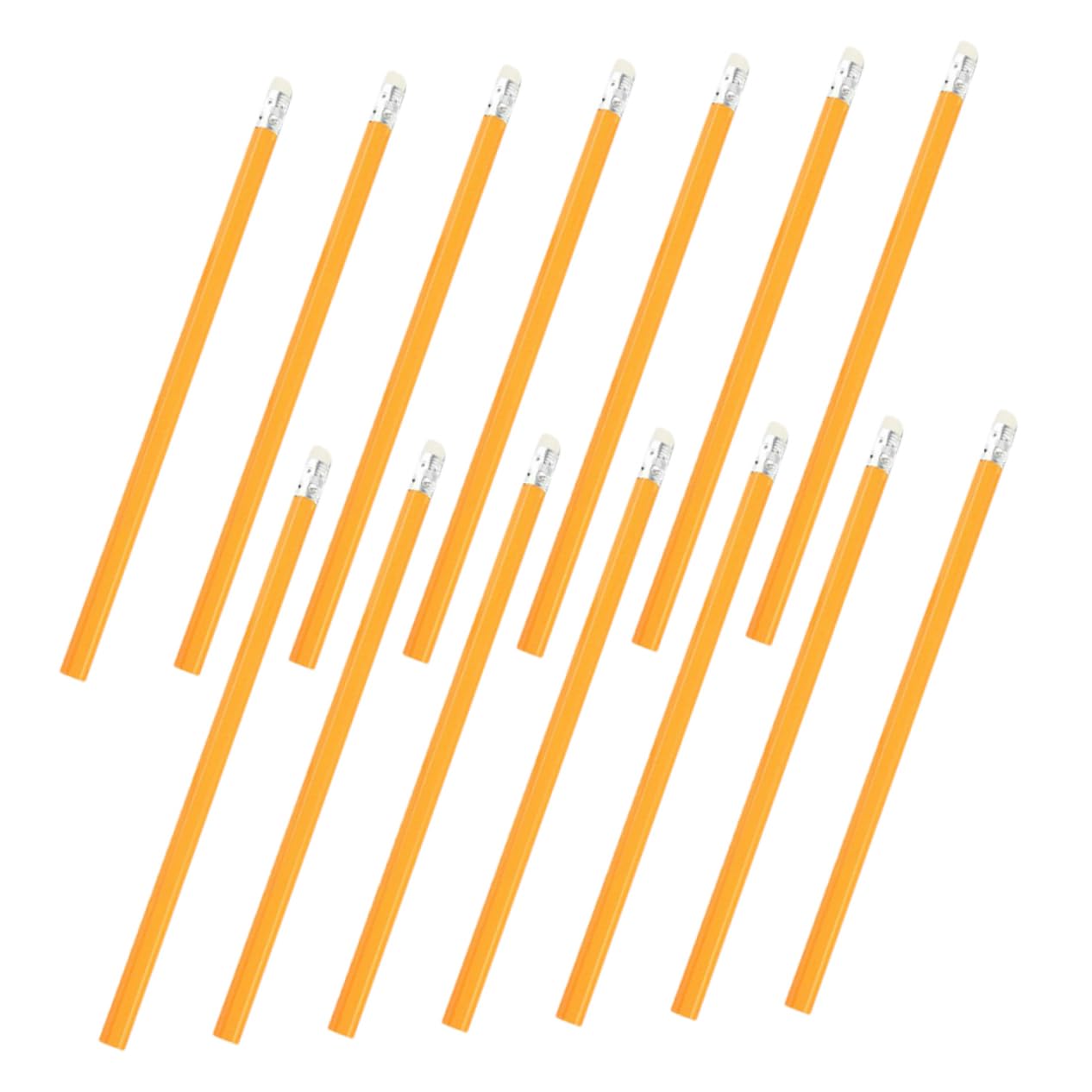SHINEOFI 100pièces Crayons Bois Avec Gomme Lot De Crayons à Dessin Écrire Pour Classe Papeterie Pratique