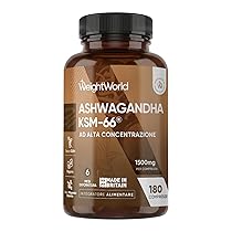 Ashwagandha KSM-66 Vegana, 180 Compresse ad Alta Concentrazione, 1 al Giorno (6 Mesi di Scorta),1500mg per Dose, Estratto 12:1 di Integratore Ashwagandha Polvere, Withania Somnifera, Prodotto in UK