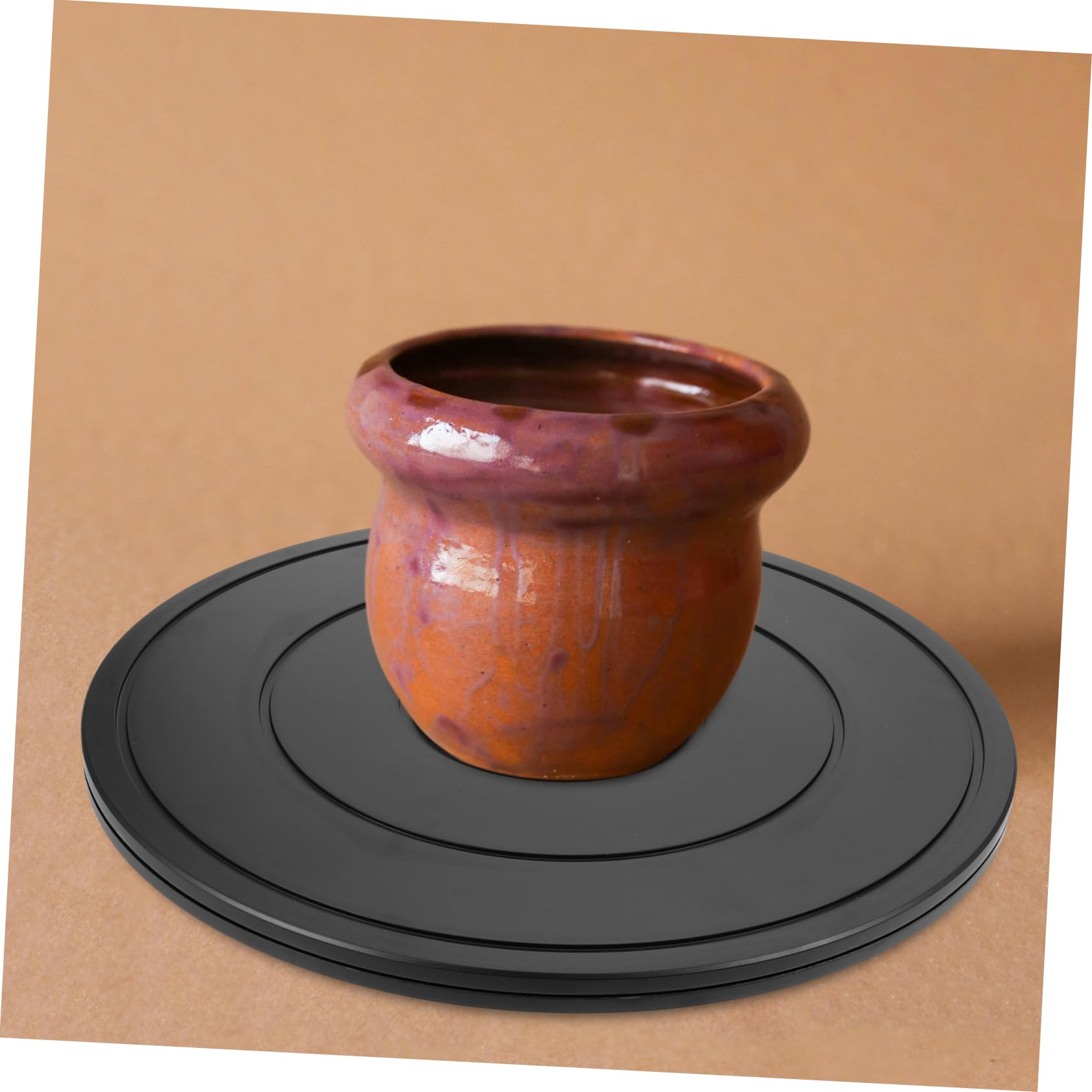 Gadpiparty Plato Giratorio De Plástico Para Esculturas Base Giratoria De Arcilla De Herramienta Para Esculpir Arcilla Plato Giratorio
