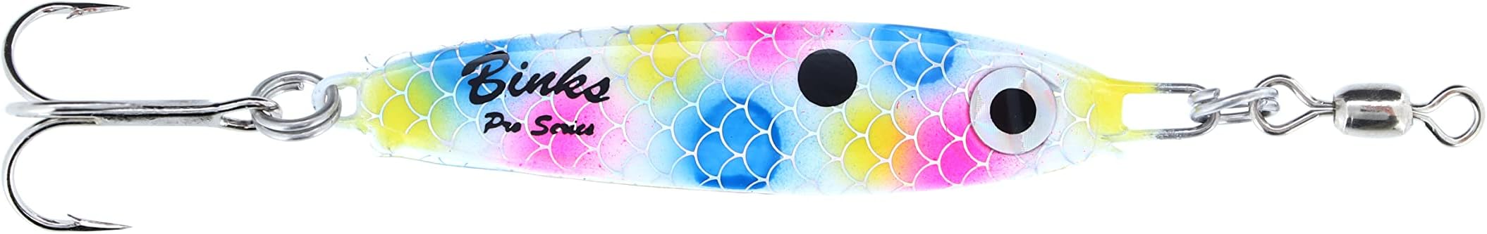 Orders Over $25.00 Include Shipping. Bink's Pro Series Jigging Spoons. The Next Generation of Slab Spoons. Vertical Jigging, Horizontal Jigging, and Casting.