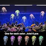 6 PCs Artificial Jellyfish , Jewelvwatchro Artificial Jellyfish Ornament for Aquarium Fish Tank