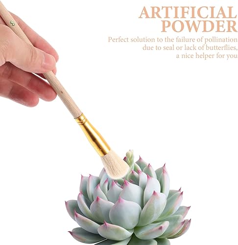 Miniatura 3 de GANAZONO 8 piezas de plantas polinizadoras suculentas cepillo de limpieza herramientas de jardinería paisaje miniatura cepillo de musgo en miniatura