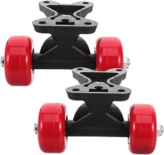 1 Pair Kids Skateboard Trucks Wheels Lightweight Easy Install Stable Balanced for Plastic Skateboard Parts Accessories