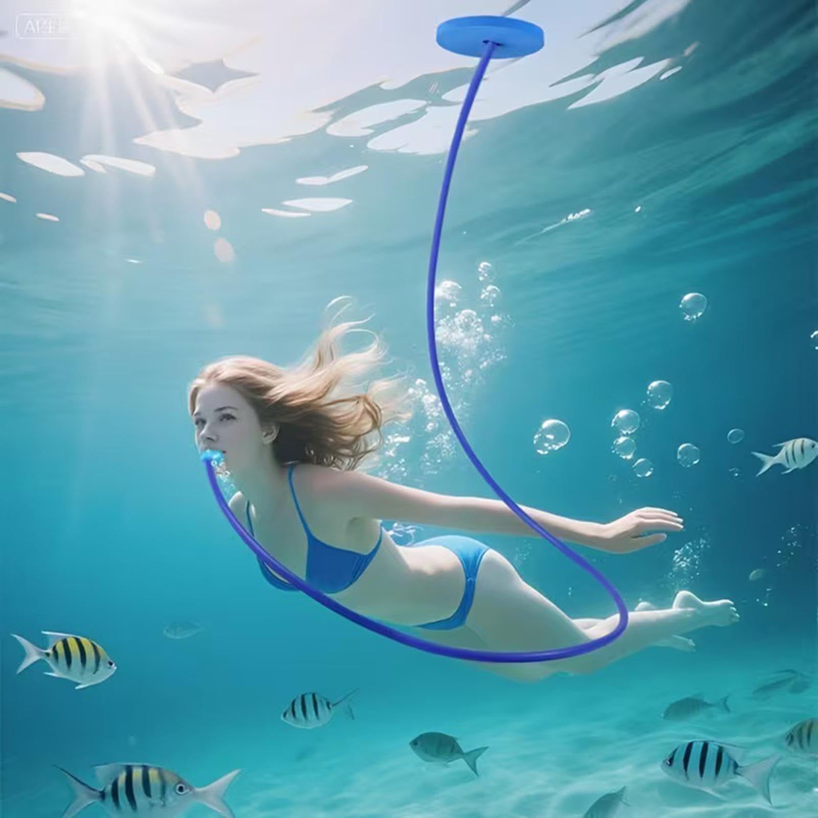 Genérico Respirador Seco De Buceo | Ergonómico portátil y antiahogo | Equipo de Buceo Submarino | para Hombres Mujeres Adultos Natación Snorkeling Aguas Abiertas Arroyo Río Estanque Mar Lago