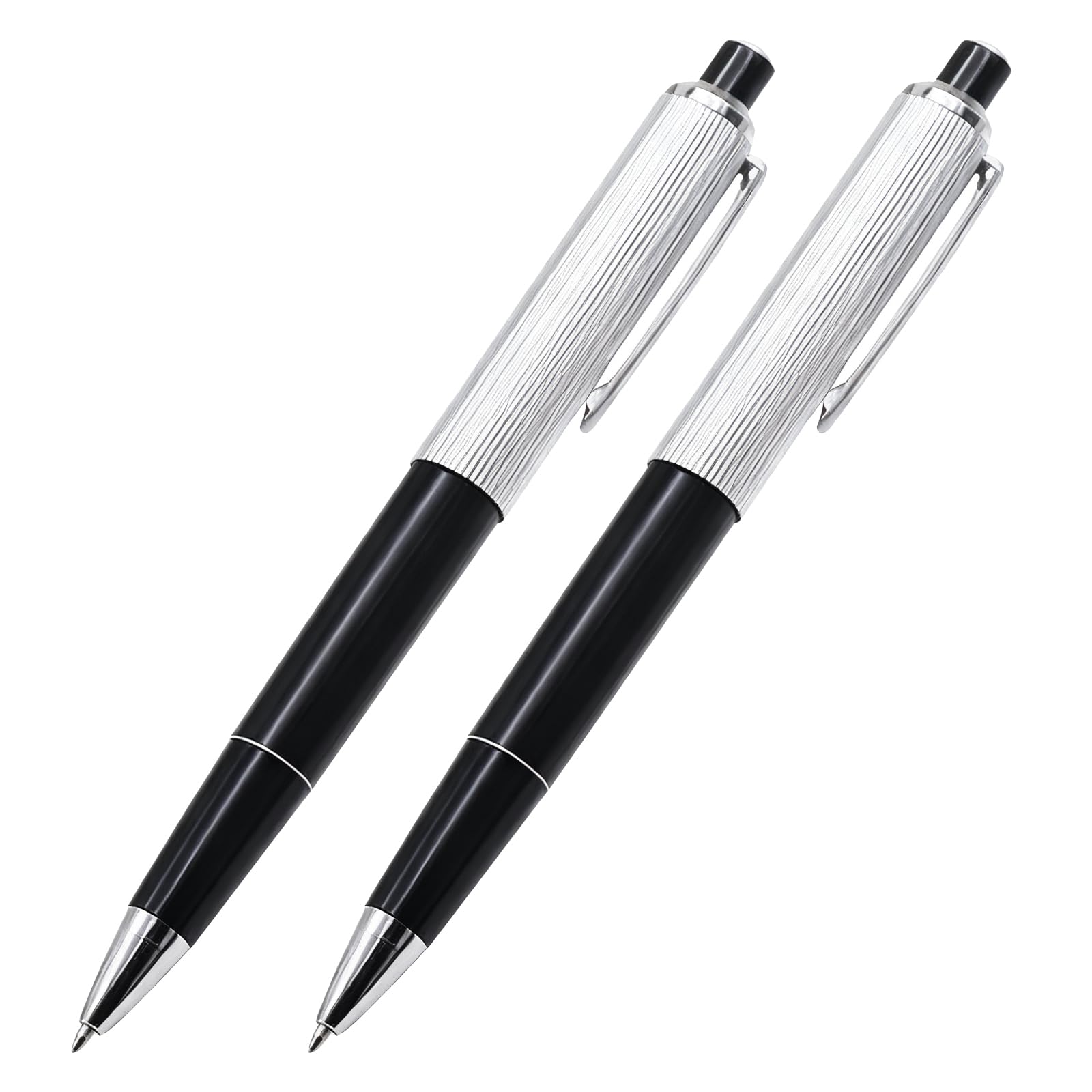 2Pcs Electric Shock Pens, Electric Shocker Self Defense Pranks for Adults, Novelty Joke Shock Ballpoint Pens, Practical Gadget Funny Office Gags & Practical Joke Toys for Adults