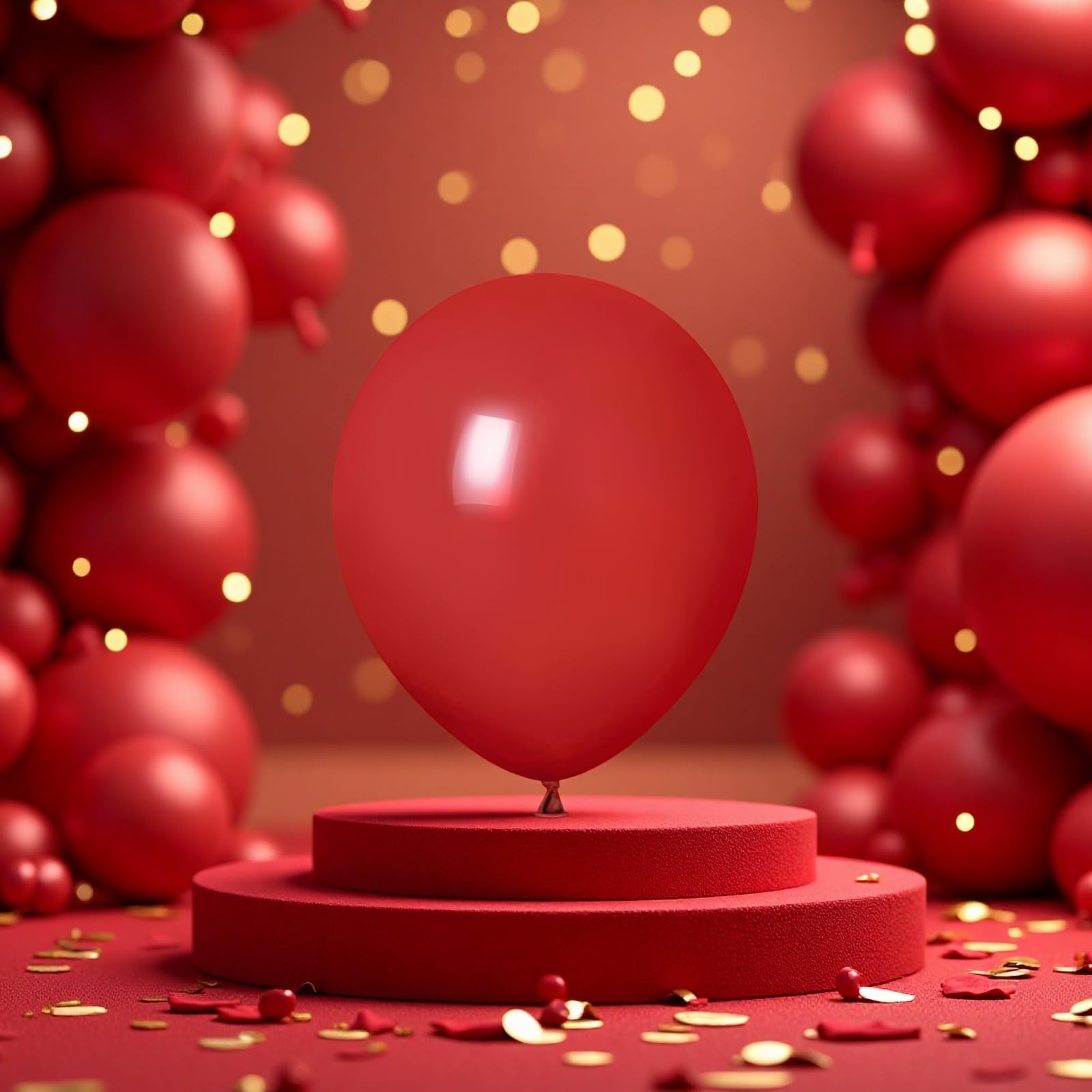 250 rote Latexballons, 10 12 18 Zoll, 25,4 30,5 45,7 cm, für Geburtstage, Hochzeiten und Events, matte Oberfläche, Ballon-Set in mehreren Größen für Partydeko und Raumgestaltung