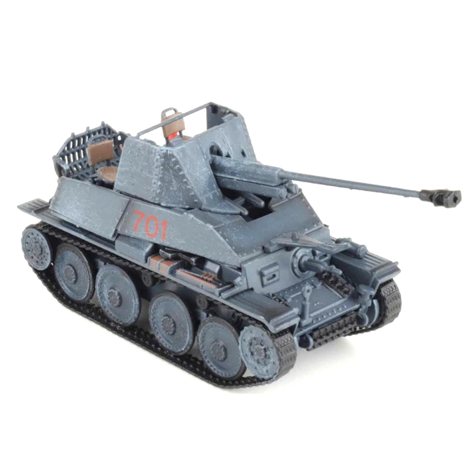 MOUDOAUER Skala 1/72 stop II wojny światowej armia niemiecka Sd.Kfz.139 Marder III czołg model myśliwca model wojskowy odlewany czołg do kolekcji