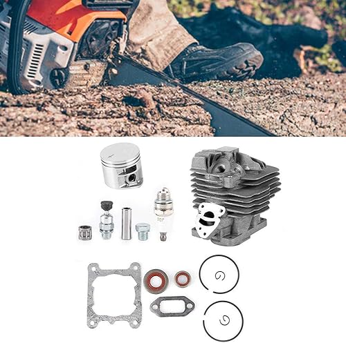 Miniatura 3 de Fydun Cylinder Piston Gasket Kit Replacement Fit for MS261 Chainsaw Parts Accessories Cylinder Piston Gasket Kit for Family
