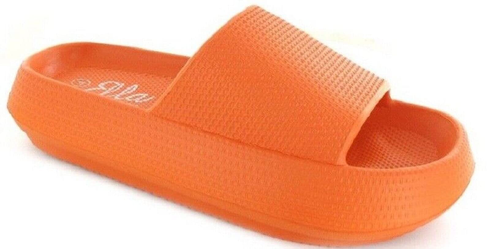 Womens Cloud Pillow Sliders Slides EVA Comfort Summer Lightweight Non Slip Shower Beach Holiday Pool Sandals Slippers