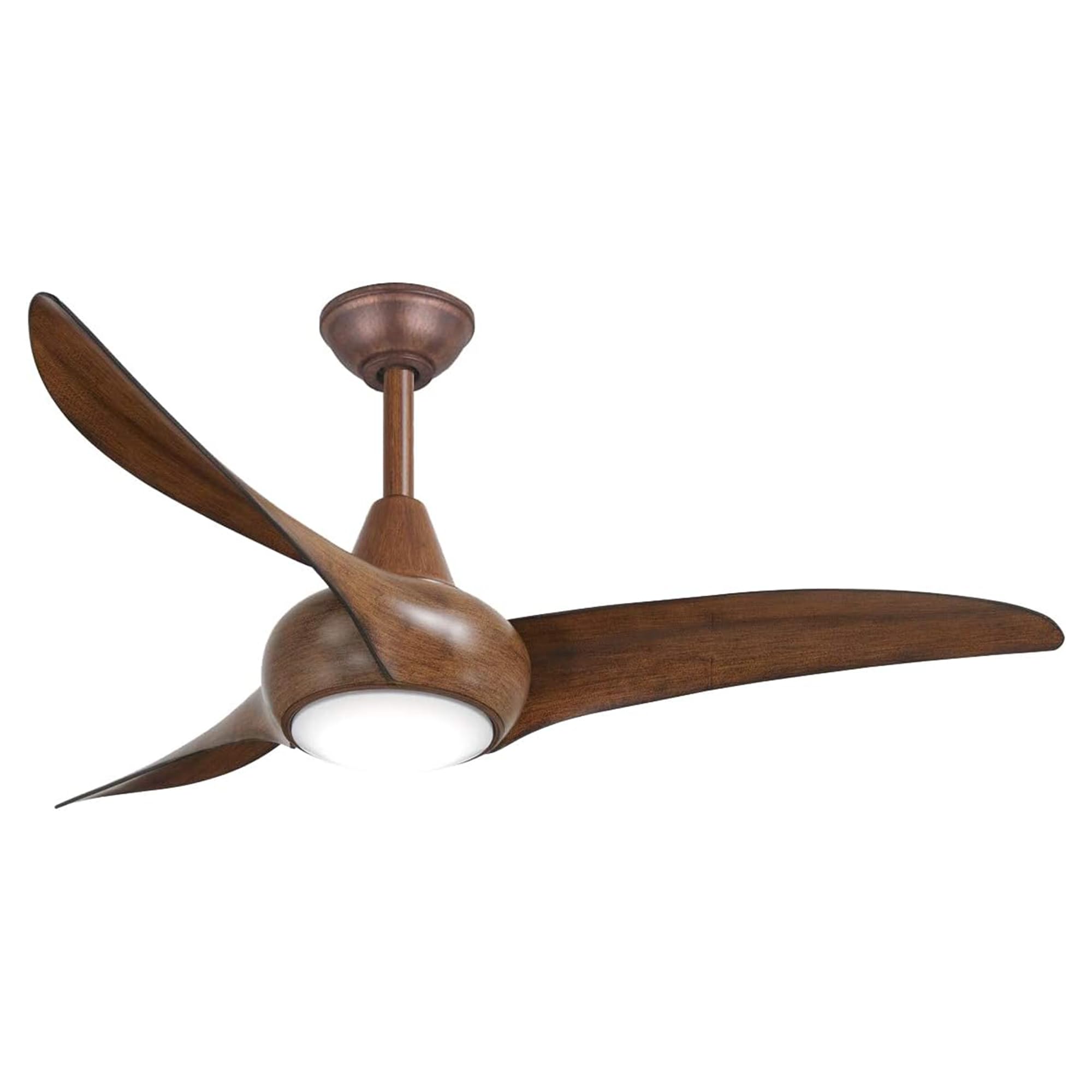 Minka-Aire F845-DK Light Wave 44" Ceiling Fan with LED Lights & Remote, Distressed Koa