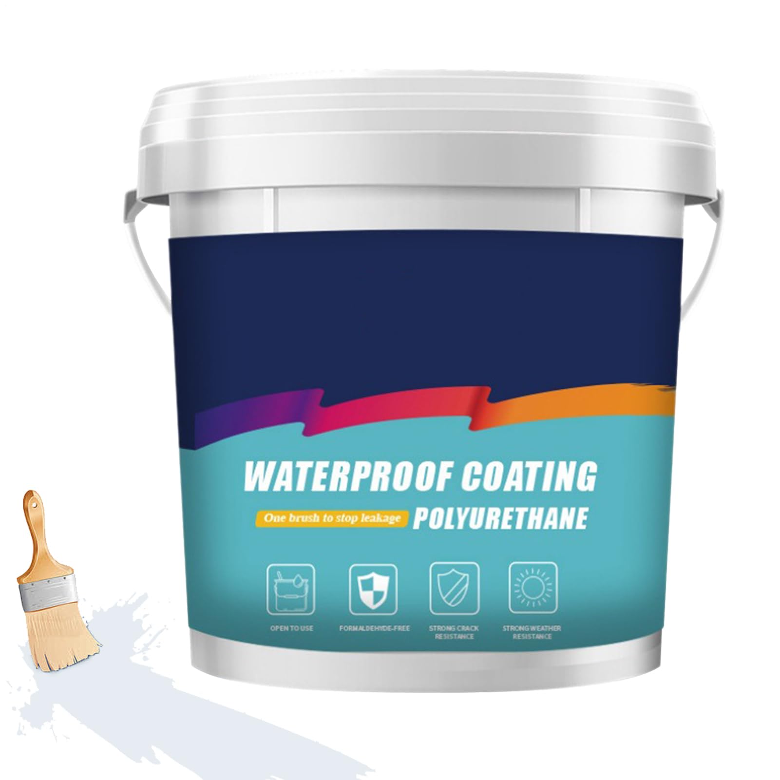 Mastic imperméable pour sol de salle de bain – Colle transparente pour