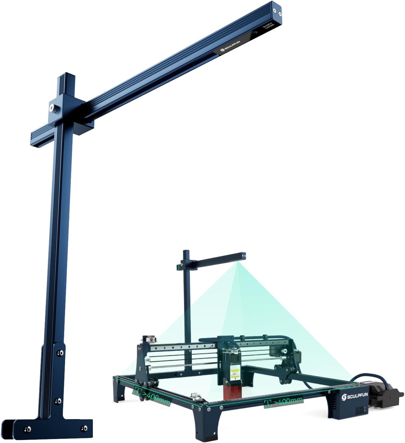 CAM500 Lightburn Camera for Laser Engraving Machine, 5MP Pixel HD Industrial Laser Camera Module, Auto Precise Positioning, Wide Angle Video Recording, Image Tracking, Batch Engraving