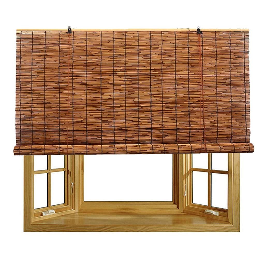 Roleta Bambusowa, Rolety Trzcinowe, Zasłony Retro z Lift, na Drzwi/Okna/Partycji/Dekoracji (Size : WxH70x160cm(28x63inch))