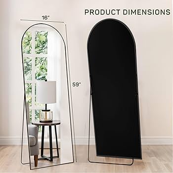 Arched Mirror Full Length, 16
