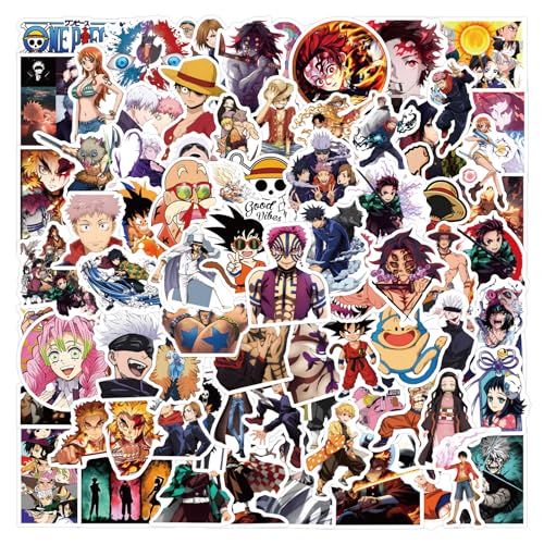 200PCS Cartoon Character Jujutsu Anime Kaisen Stickers Teens Stickers Pack Cartoon Demon Anime Slayer Dragon and Ball Deals for Teens Waterproof Vinyl Laptop Sticker for Party Dcor