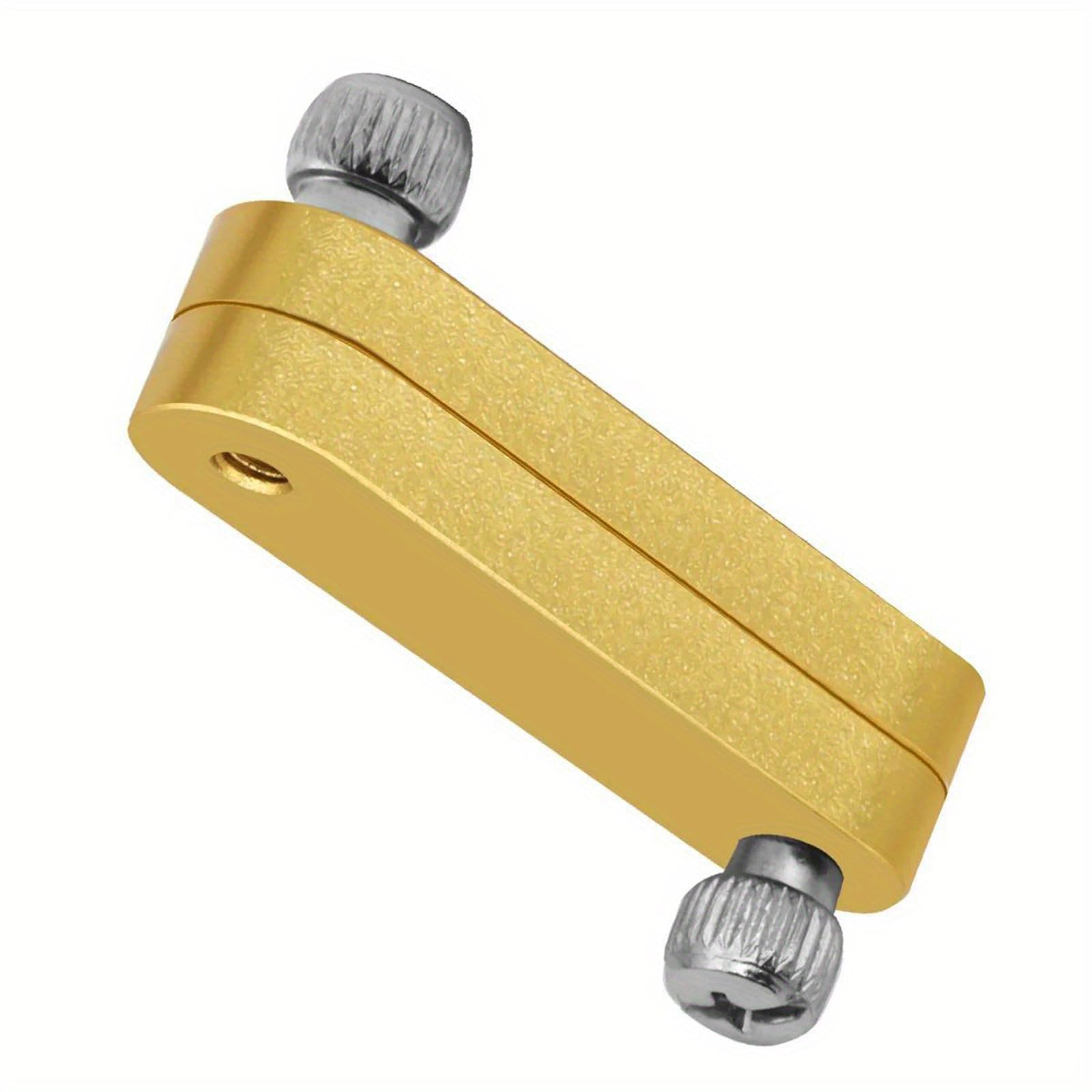 Msioytog Yellow Ruler Stop Block Aluminum Limit Block Construction Marking Locator For Efficient Measuring & Marking Tasks Aluminum Locator