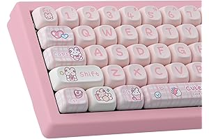 PBT 148-Key Bunny Rabbit Dye-Sublimation Keycaps