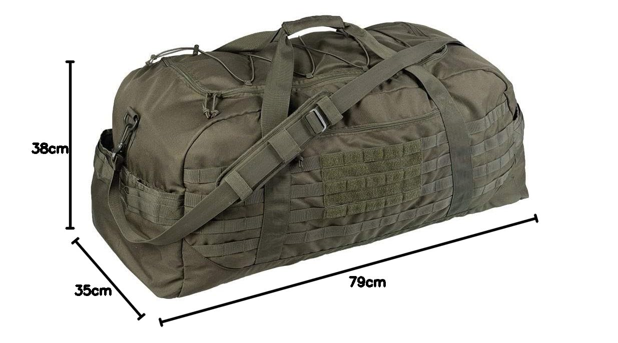 Mil-Tec Borsa Pilota, Combattimento (Large/Oliva)