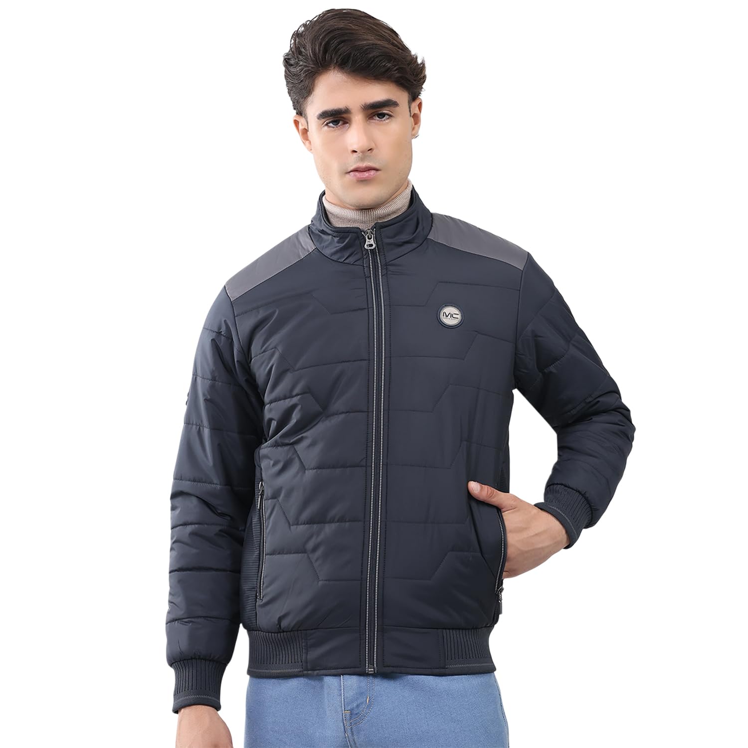 monte carlo Men’s Regular Fit Solid Collared Neck Full Sleeve Winter Jacket | Soft Warm Fabric | Stylish Classic Winter Outerwear | Trendy Men’s Winter Jacket (Pack Of 1)-picture-18