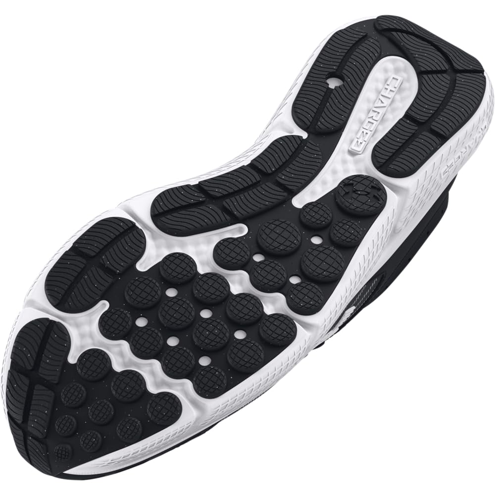 Under Armour Ua Charged Assert 10, Scarpa da corsa Uomo, Black Black White, 43 EU
