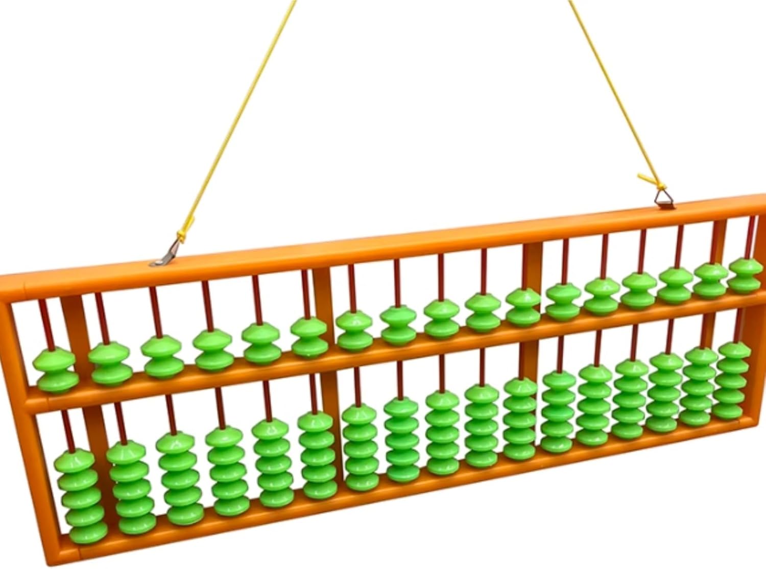 Math Abacus 17 Digit Standard Hanging Abacus Chinese Calculator Counting Tool Mathematics Beginners Teacher Abacus Arithmetic Counting Tool