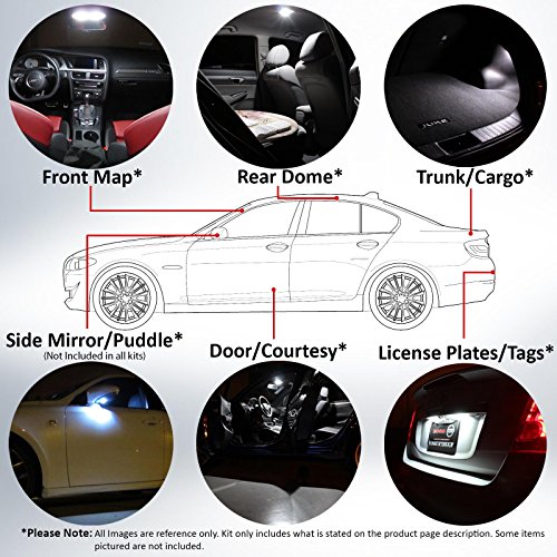 Kit de luces LED interiores para Cadillac Escalade EXT 2007-2014 miniatura 4
