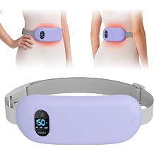 Portable Heating Pad for Cramps Upgraded Cordless Electric Period Heat Pad for Back Menstrual Belt 6 Heat 6 Massage Mode Gifts for Women Girl Her Girlfriend
