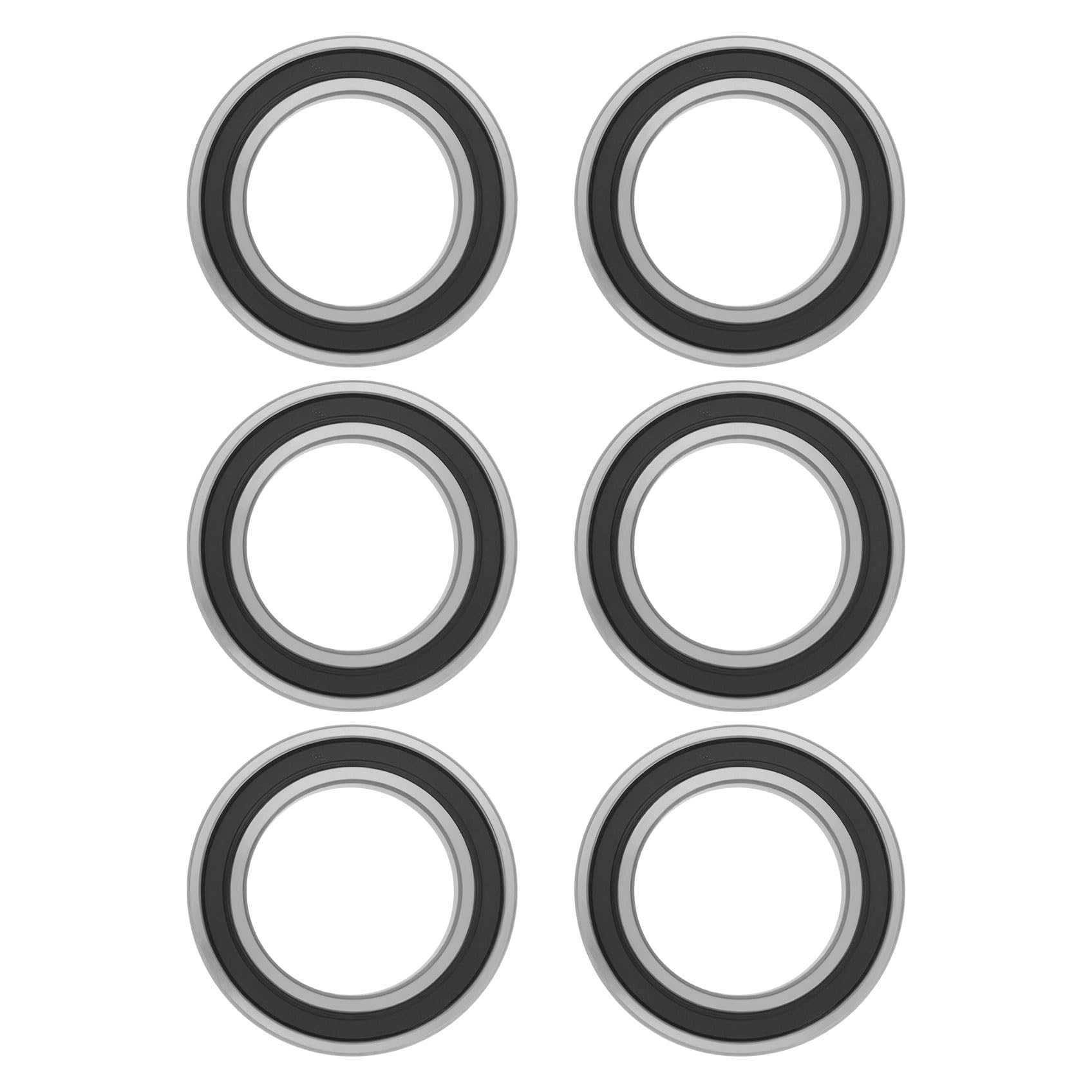 Cuscinetti 6906-2RS 30x47x9 mm, Cuscinetti a Sfera Sigillati in Gomma, Doppi Cuscinetti a Sfera