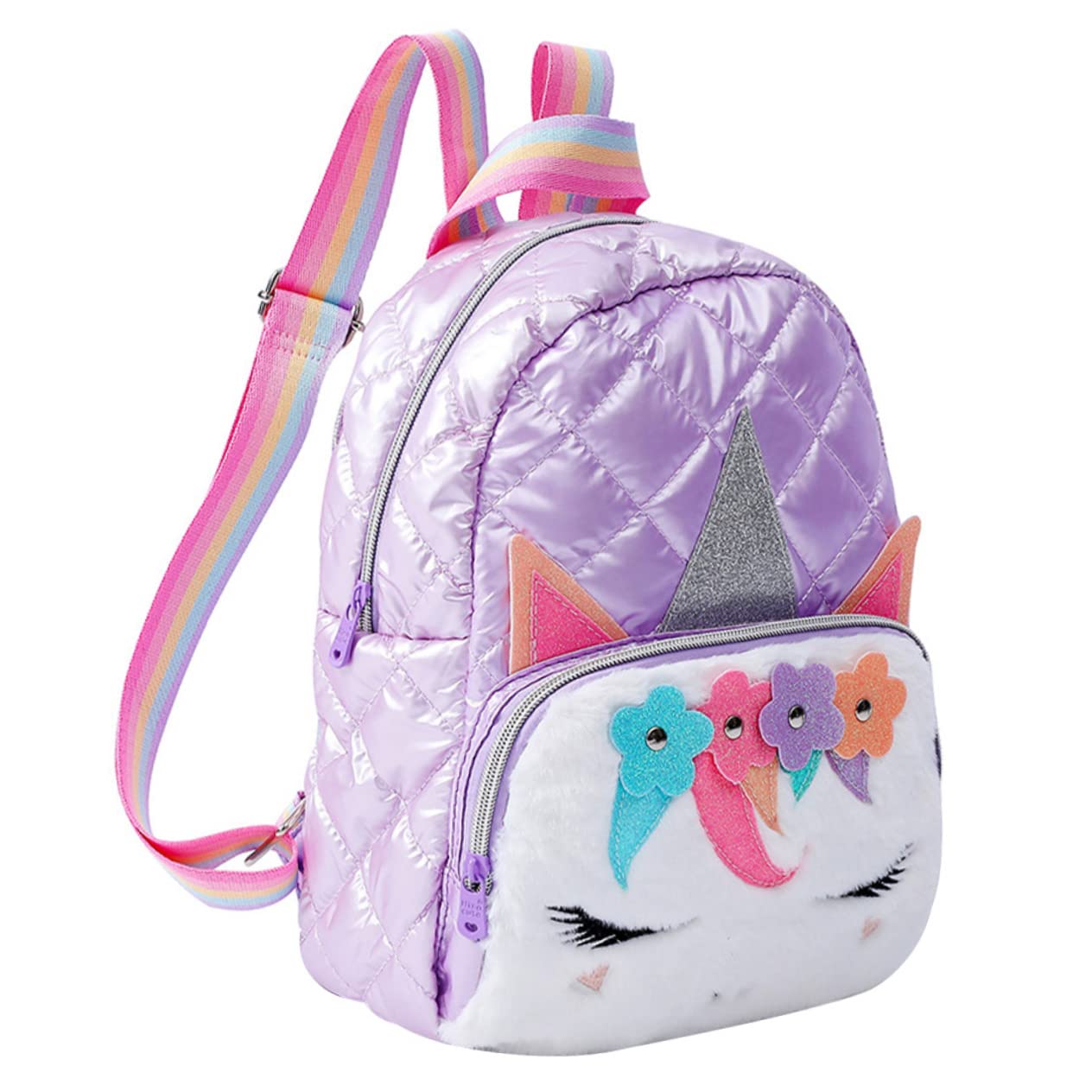 SHERCHPRY Mochila Escolar De Dibujos Animados Mochila De Peluche para Unicornio para Niña Mochila De Unicornio para Bolso De Hombro para Colegio