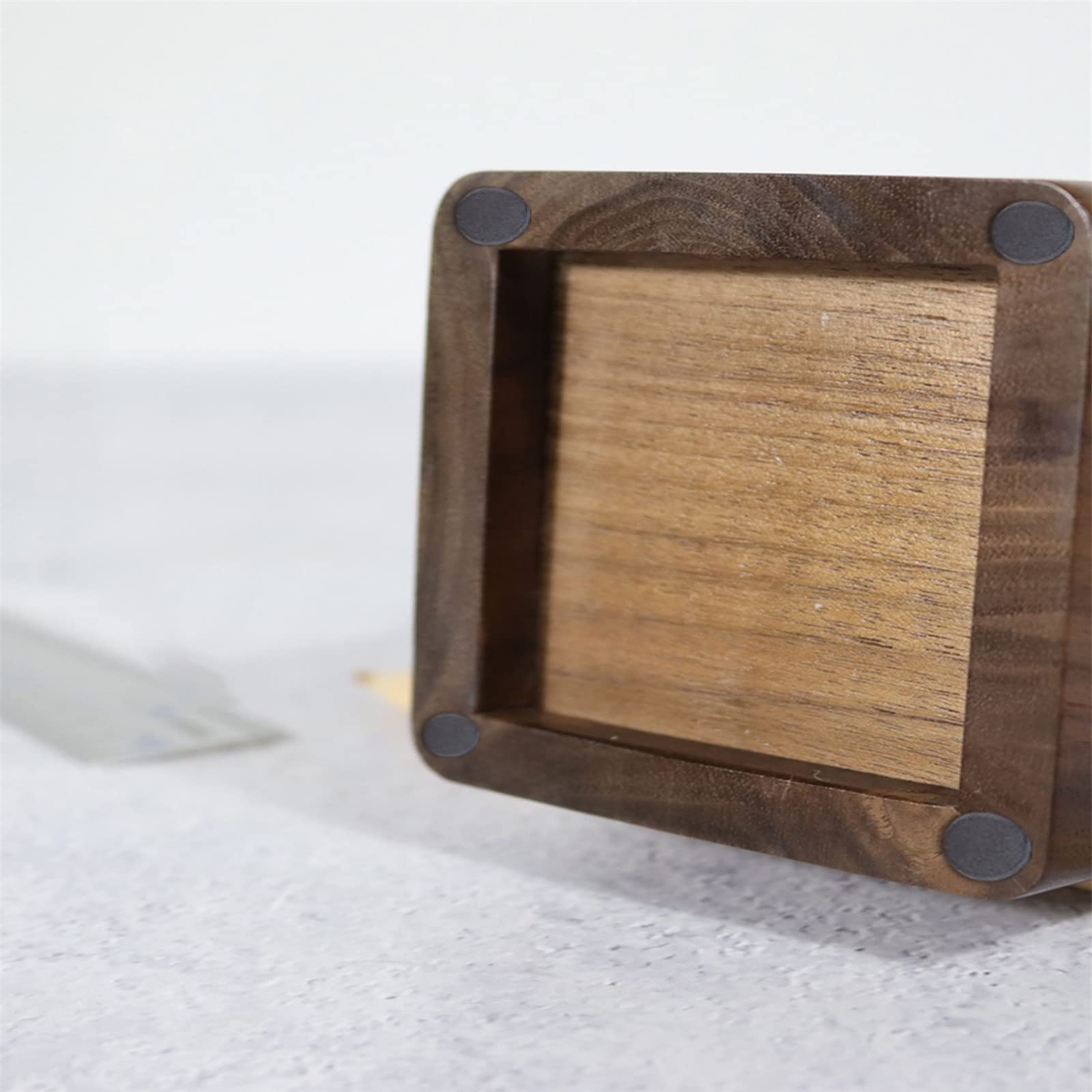 Portalápices de Madera, portalápices, Organizador de Maquillaje y brochas para Oficina, Escuela, hogar, 11 x 8 x 8 cm, marrón (marrón 11 x 8 x 8 cm)