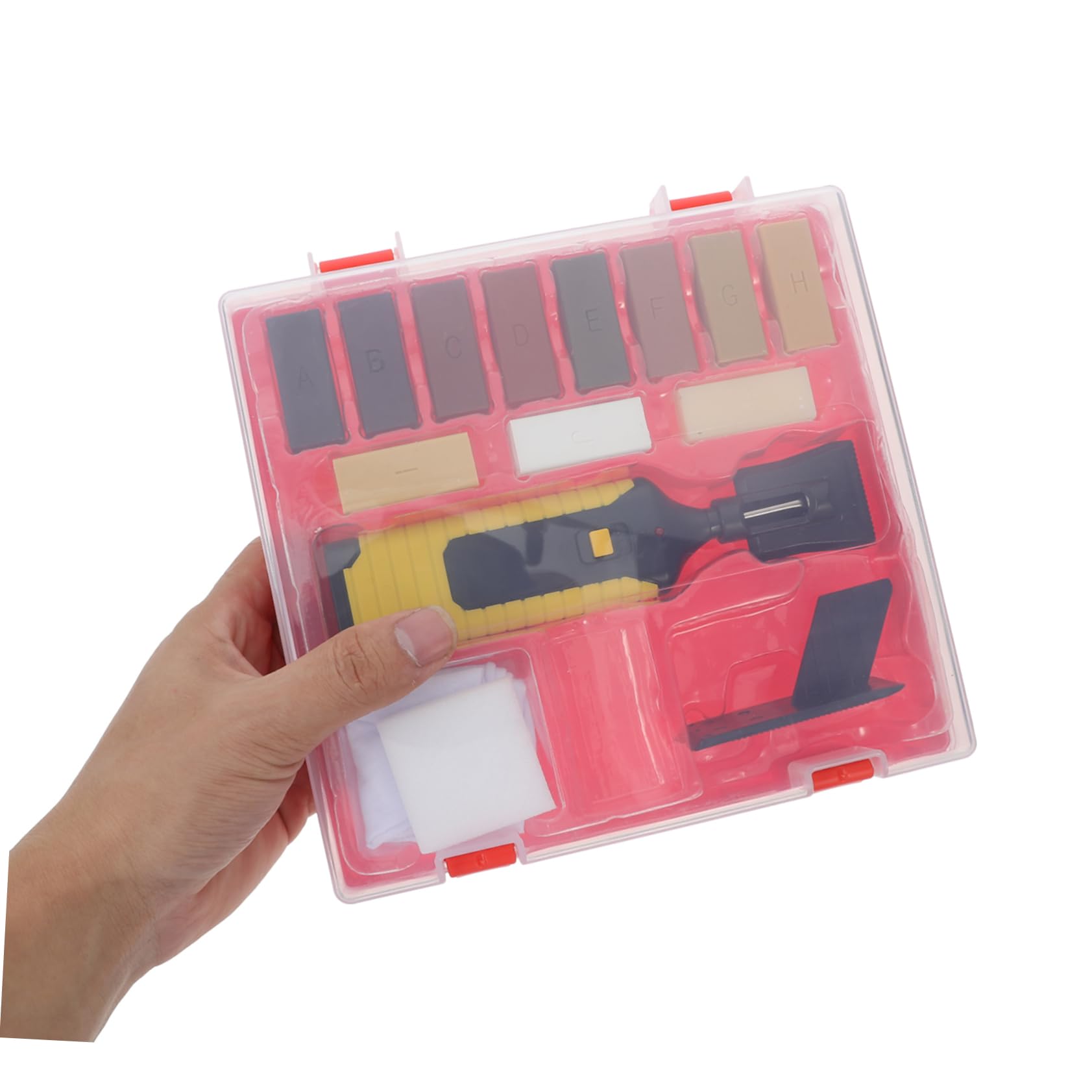 SHINEOFI Herramientas Para Reparación De Suelos De Madera y Laminados Incluye Kit De Reparación De Arañazos Para Uso Doméstico Suelos y Muebles