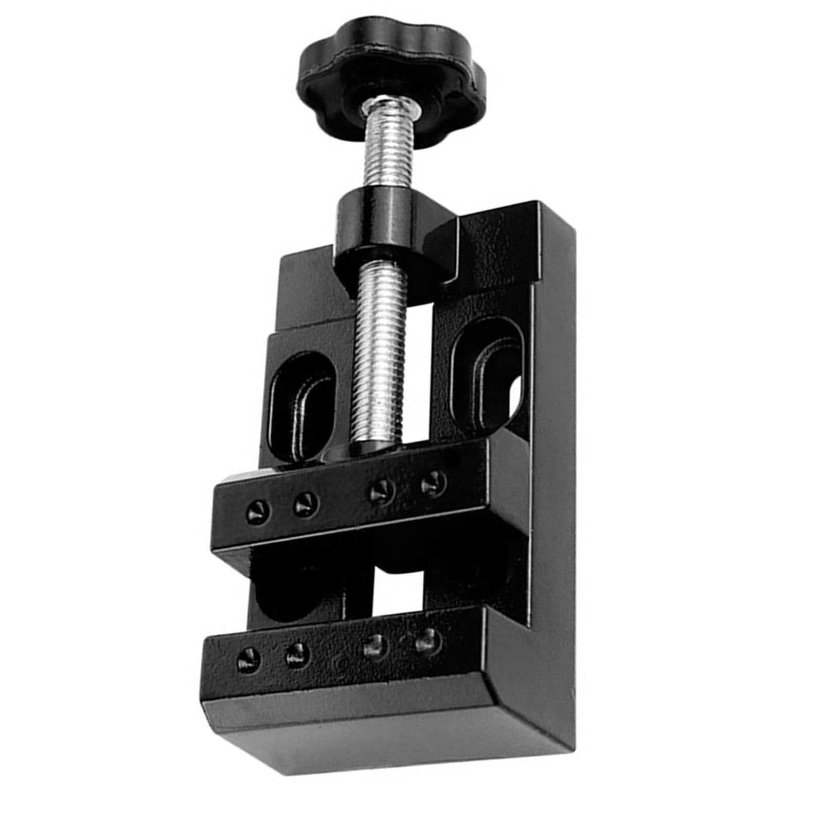 Aluminum Alloy Miniature Vise for Jewelry Crafting & Watch Repair with Adjustable Base Watch Clamps