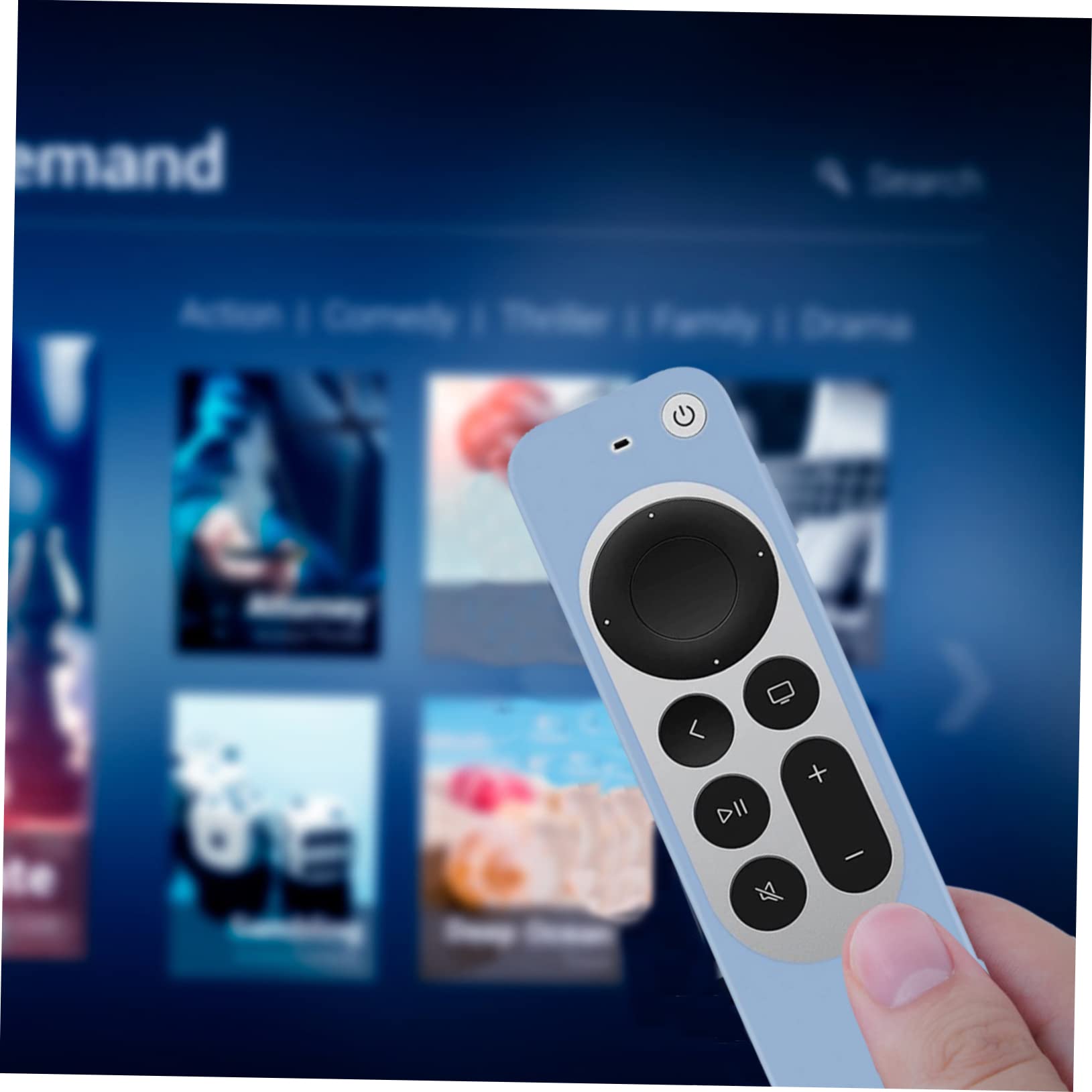 HOMSFOU 5pezzi Copertura Protettiva Per Telecomando Tv Custodia Antishock Con Laccetto Per Remote Resistente Graffi e Polvere Facile Da Rimuovere Senza Danni Compatibile Con Telecomandi Tv